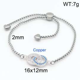 Stainless Steel Stone Bracelet