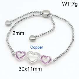 Stainless Steel Stone Bracelet