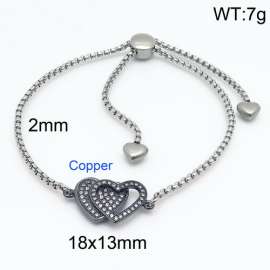 Stainless Steel Stone Bracelet