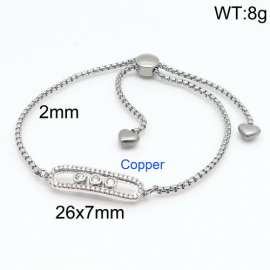 Stainless Steel Stone Bracelet