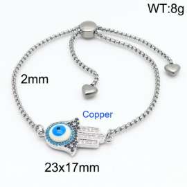Stainless Steel Stone Bracelet