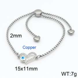 Stainless Steel Stone Bracelet