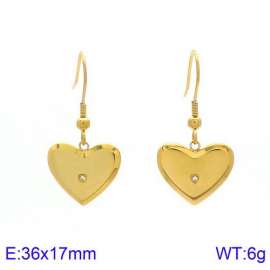 Stainless Steel Stone&Crystal Earring