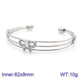 Stainless Steel Stone Bangle