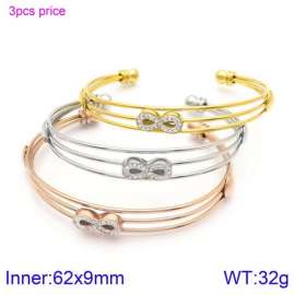 Stainless Steel Stone Bangle