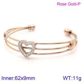 Stainless Steel Stone Bangle