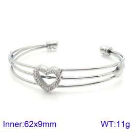 Stainless Steel Stone Bangle