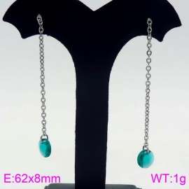 Stainless Steel Stone&Crystal Earring