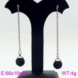 Stainless Steel Stone&Crystal Earring