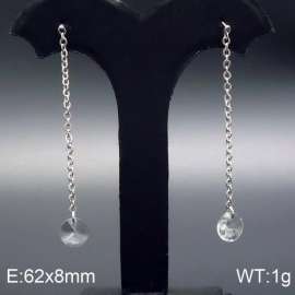 Stainless Steel Stone&Crystal Earring