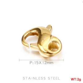 SS Heart Lobster Clasp