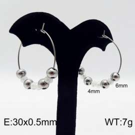 Stainless Steel Stone&Crystal Earring