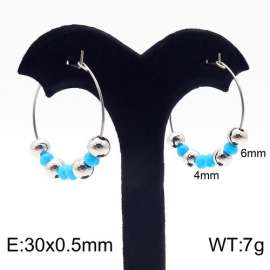 Stainless Steel Stone&Crystal Earring