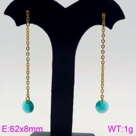 Stainless Steel Stone&Crystal Earring