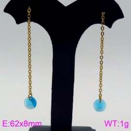 Stainless Steel Stone&Crystal Earring