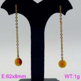 Stainless Steel Stone&Crystal Earring