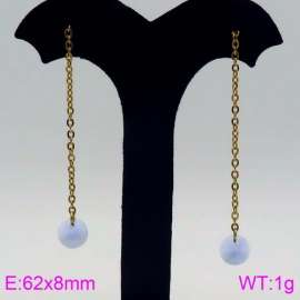 Stainless Steel Stone&Crystal Earring