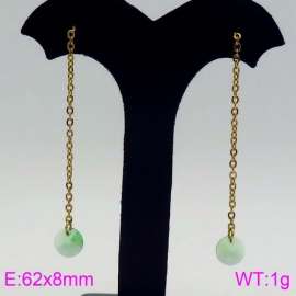 Stainless Steel Stone&Crystal Earring