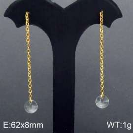 Stainless Steel Stone&Crystal Earring