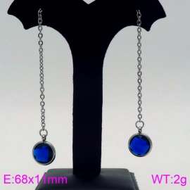 Stainless Steel Stone&Crystal Earring