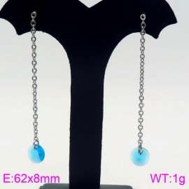 Stainless Steel Stone&Crystal Earring