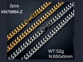 SS Gold-Plating Necklace