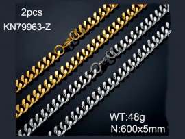 SS Gold-Plating Necklace