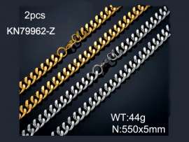 SS Gold-Plating Necklace