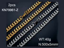 SS Gold-Plating Necklace
