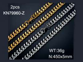 SS Gold-Plating Necklace