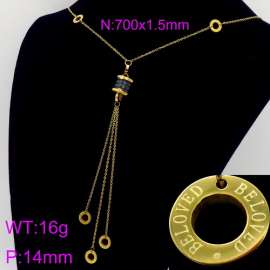 SS Gold-Plating Necklace