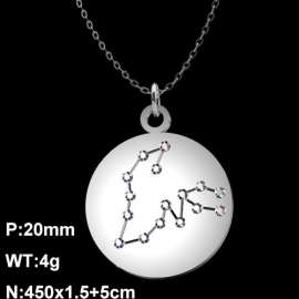 Stainless Steel Stone Necklace