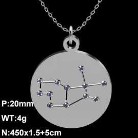 Stainless Steel Stone Necklace