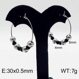 Stainless Steel Stone&Crystal Earring