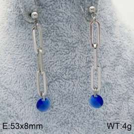 Stainless Steel Stone&Crystal Earring