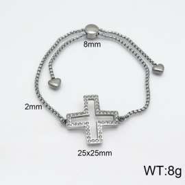 Stainless Steel Stone Bracelet