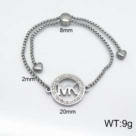 Stainless Steel Stone Bracelet
