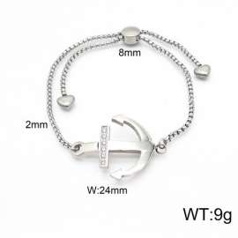 Stainless Steel Stone Bracelet
