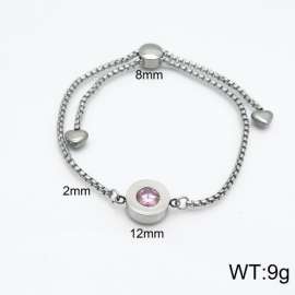 Stainless Steel Stone Bracelet