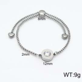 Stainless Steel Stone Bracelet