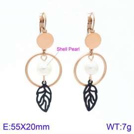 SS Rose Gold-Plating Earring