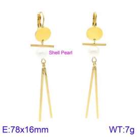 SS Gold-Plating Earring