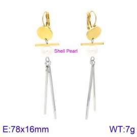 SS Gold-Plating Earring