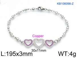 Stainless Steel Stone Bracelet