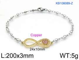 Stainless Steel Stone Bracelet