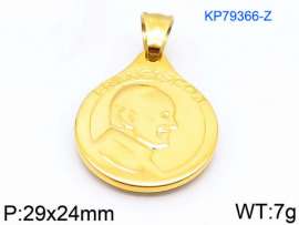 Stainless Steel Gold-plating Pendant