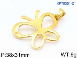 Stainless Steel Gold-plating Pendant