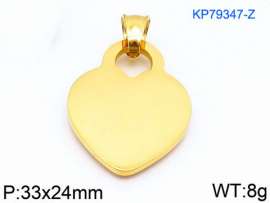 Stainless Steel Gold-plating Pendant