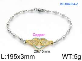Stainless Steel Stone Bracelet