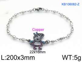 Stainless Steel Stone Bracelet